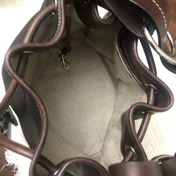 Dooney & Bourke Pebbled Leather Drawstring Purse - Picture 6 of 14